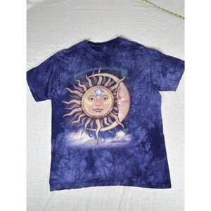 The Mountain Men's Sun Moon celestial mystic Classic 90's purple T-Shirt